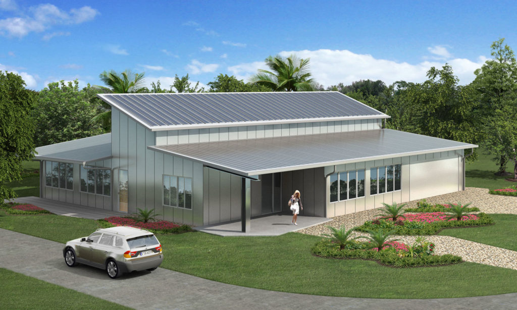 Miami Modern Steel Home | Hurricane Resistant House by EcoSteel