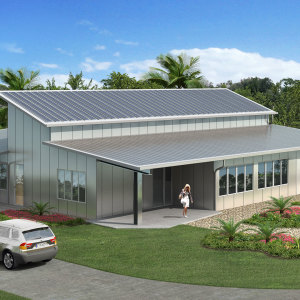 Miami Modern Steel Home | Hurricane Resistant House by EcoSteel