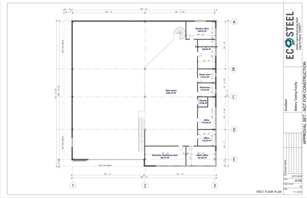 Prefabricated Office Building with Glass Walls | EcoSteel