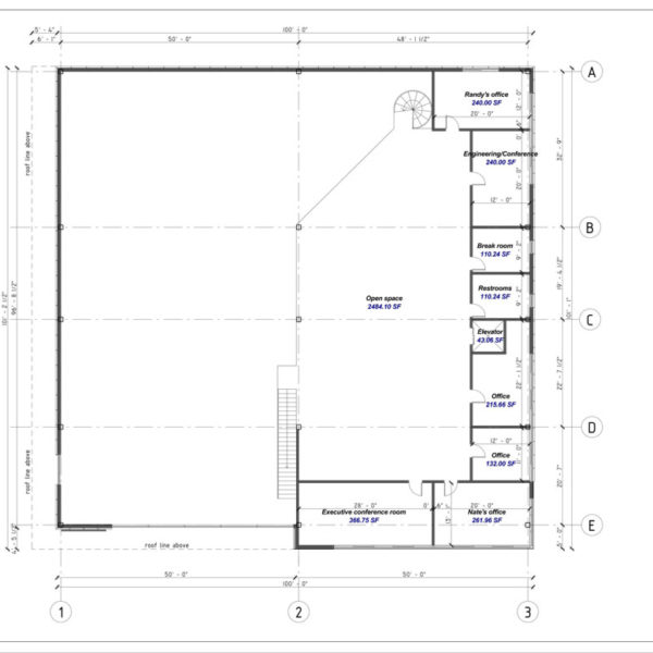 Prefabricated Office Building with Glass Walls | EcoSteel