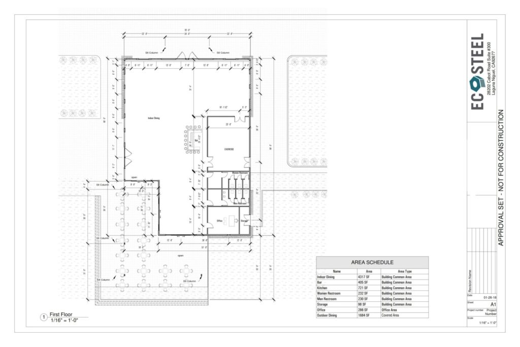 Prefab Restaurant | Prefabricated Commercial Steel Building