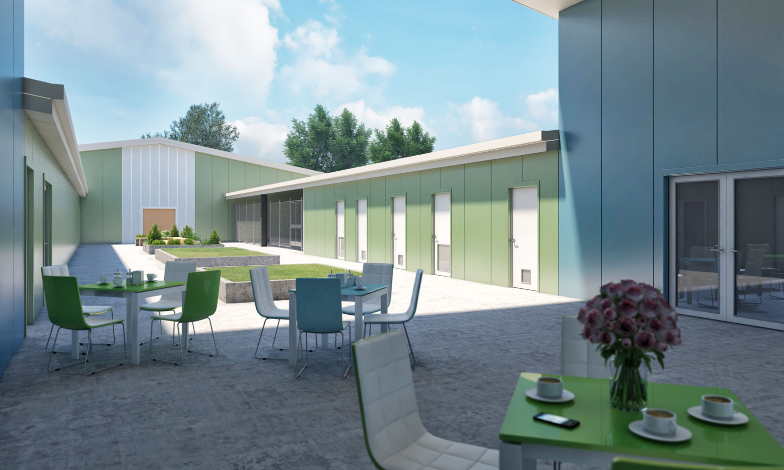 Prefab Metal Building for San Francisco Interim Housing Project